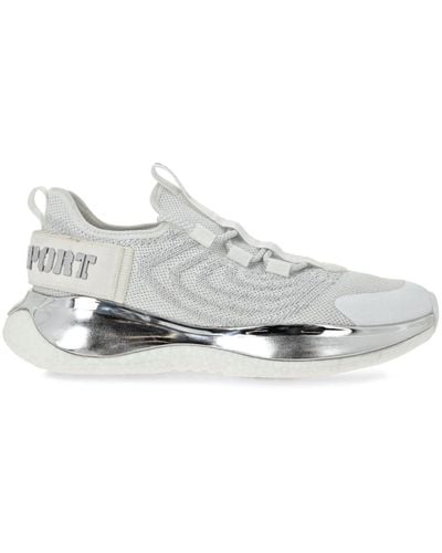 Philipp Plein Gen X.02 Metallic Sneakers - White