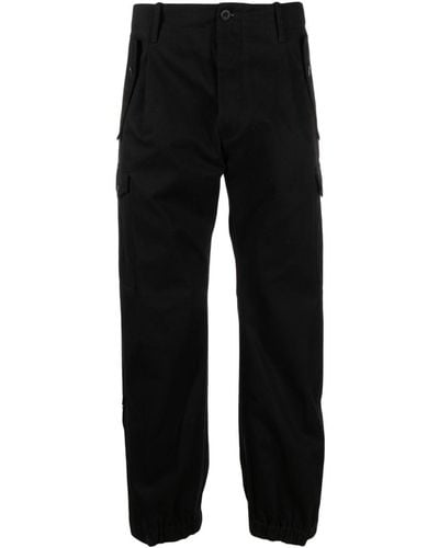 C.P. Company Pantalones cargo con parche del logo - Negro