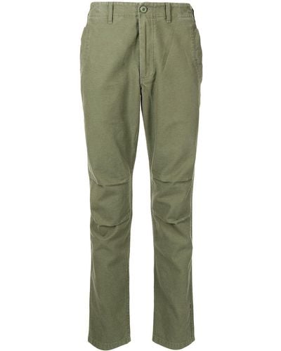 Maharishi Pantalones slim con corte tapered - Verde