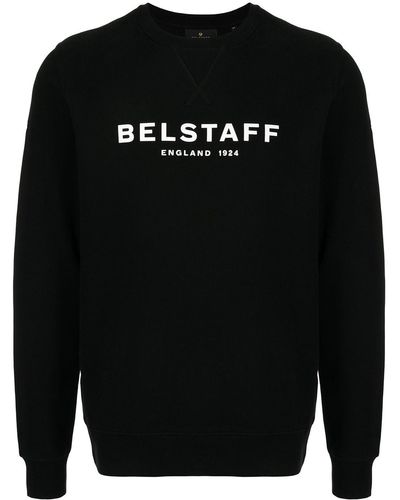 Belstaff ロゴ スウェットシャツ - ブラック