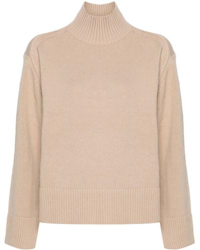 Tommy Hilfiger Mock-neck Sweater - Natural