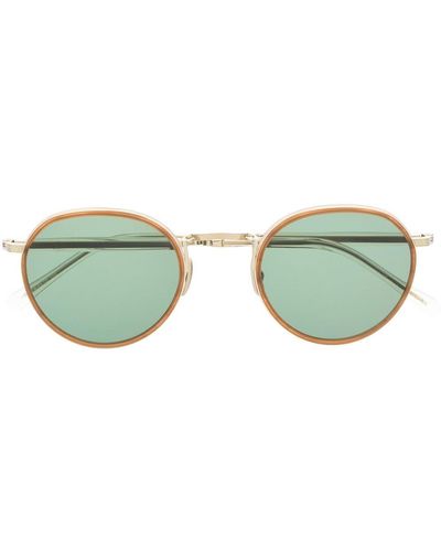 Garrett Leight Round-frame Sunglasses - Green