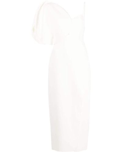 Acler Allister Column Midi Dress - White