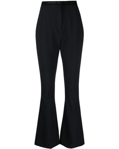 Versace Jeans Couture High-waist Trousers - Blue