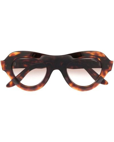 LAPIMA Round Tinted Sunglasses - Brown