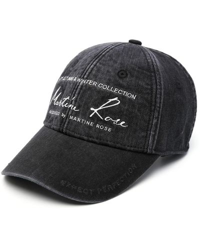 Martine Rose Logo-embroidered Baseball Cap - Black