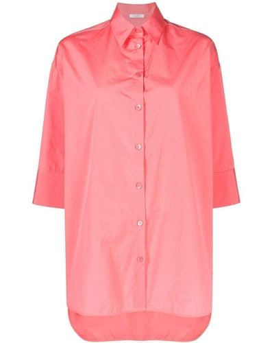 Peserico Three-quarter Length Sleeved Shirt - Pink
