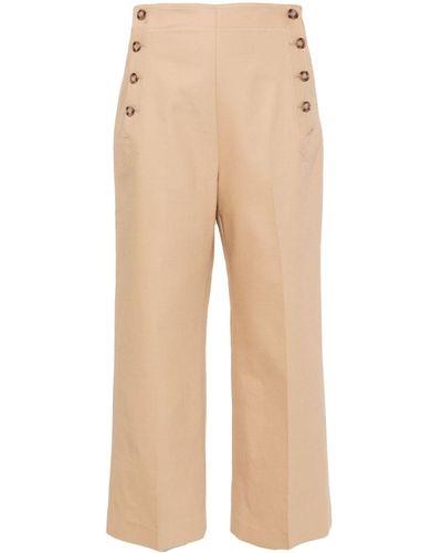 Polo Ralph Lauren Straight-leg Trousers - Natural