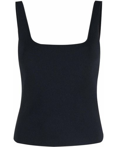 Vince Square Neck Tank Top - Grey