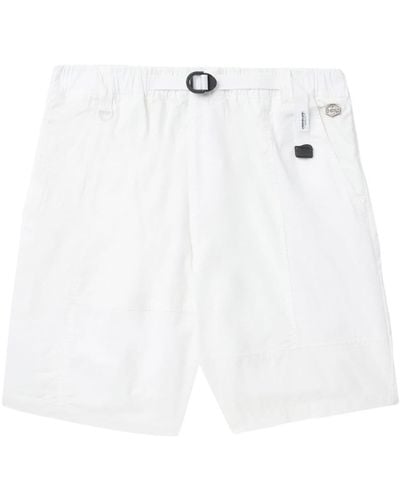 Chocoolate Cotton Wide-leg Shorts - White