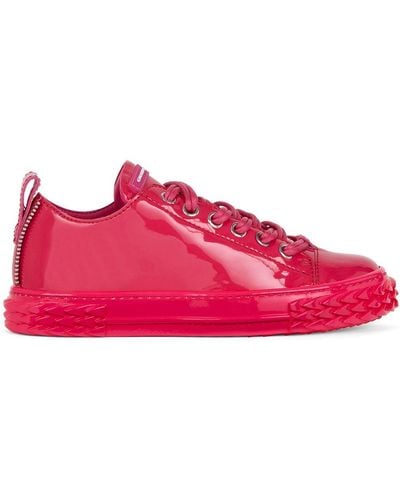 Giuseppe Zanotti Low-top Leather Sneakers - Pink