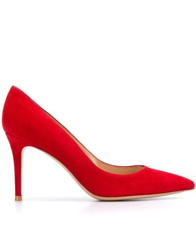 Gianvito Rossi Pointed-toe Pumps - Red