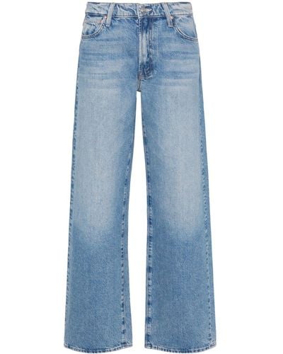 Mother The Doudger Sneak Wide Jeans - Blue