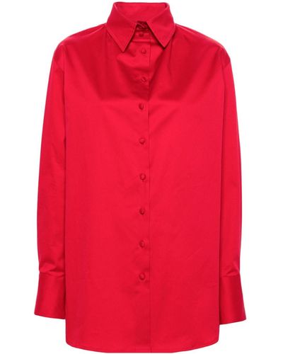 Atu Body Couture Hemd aus Baumwoll-Twill - Rot