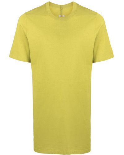 Rick Owens T-Shirt mit Einsätzen - Gelb