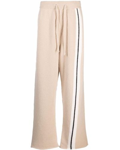 Palm Angels Side-stripe Track Trousers - Natural