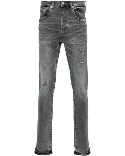 Purple Brand Distressed skinny jeans - Grau