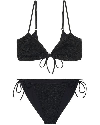 Balenciaga Bikini Met Striksluiting - Zwart