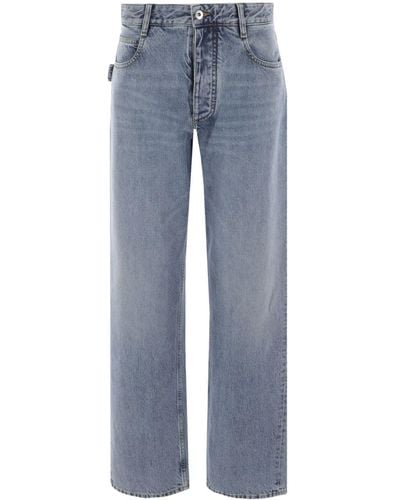 Bottega Veneta Mid-rise Wide-leg Jeans - Blauw