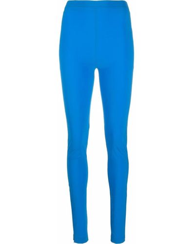 Nina Ricci Leggings mit hohem Bund - Blau