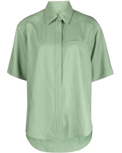 Loulou Studio Short-sleeved Shirt - Green