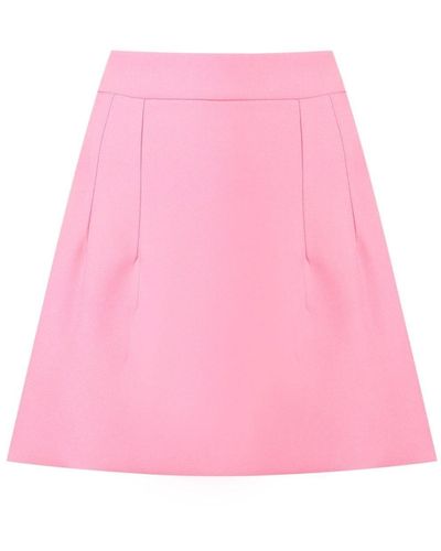 Olympiah Minifalda de cintura alta - Rosa