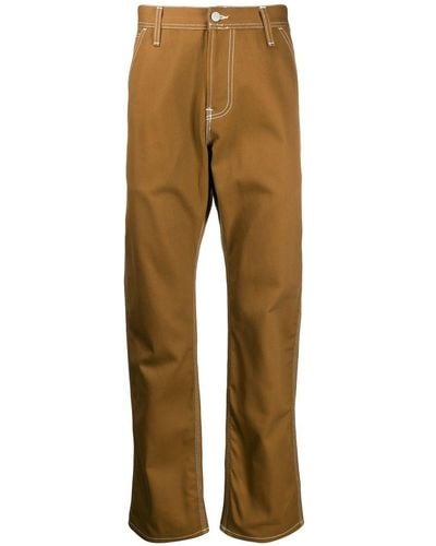 Carhartt Contrast Stitch Pants - Brown