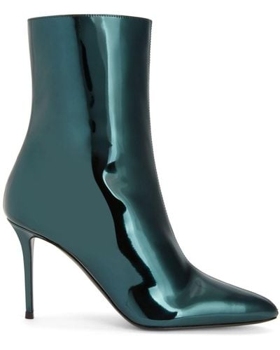 Giuseppe Zanotti Stiletto Heel Ankle Boots - Green