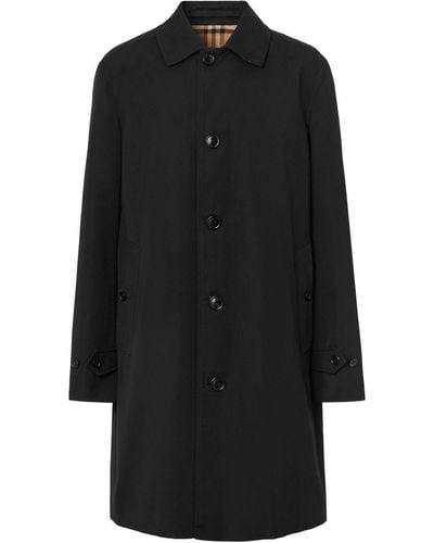 Burberry Manteau à simple boutonnage - Noir