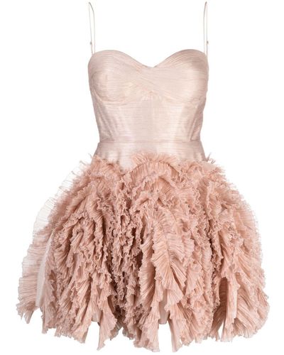 Maria Lucia Hohan Kate Ruffle-detailed Silk Dress - Pink