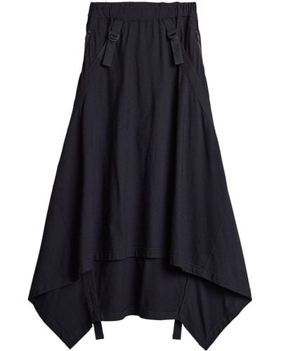 Y-3 Asymmetric High-waisted Skirt - Black