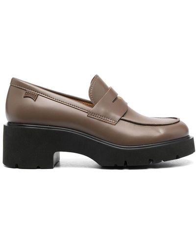 Camper Milah Chunky-sole Loafers - Brown
