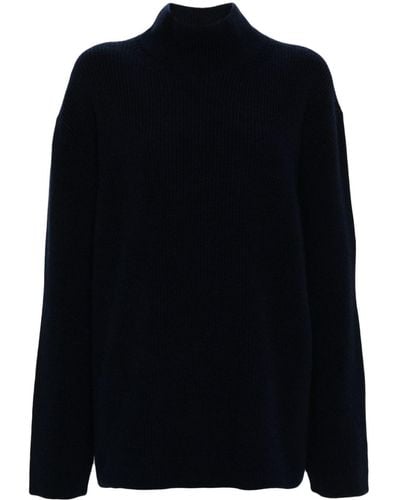 Paul Smith Ribbed-knit Wool Jumper - Black