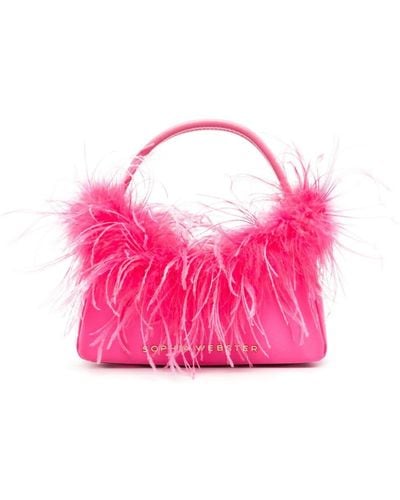 Sophia Webster Small Dusty Tote Bag - Pink