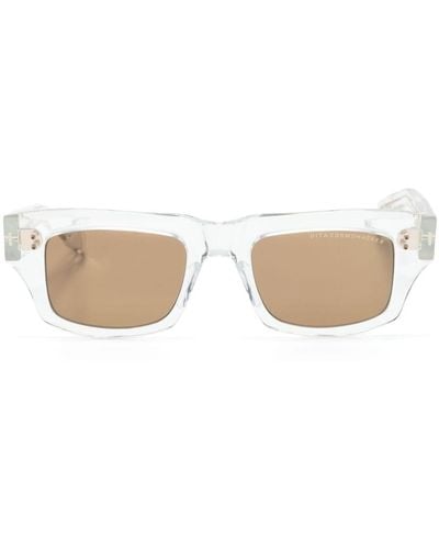 Dita Eyewear Sonnenbrille mit eckigem Gestell - Weiß