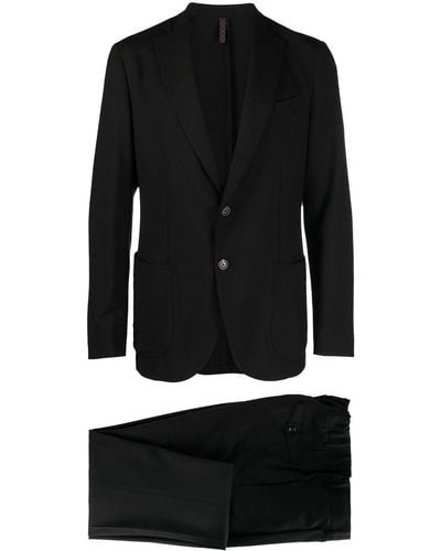 Dell'Oglio Einreihiger Anzug - Schwarz