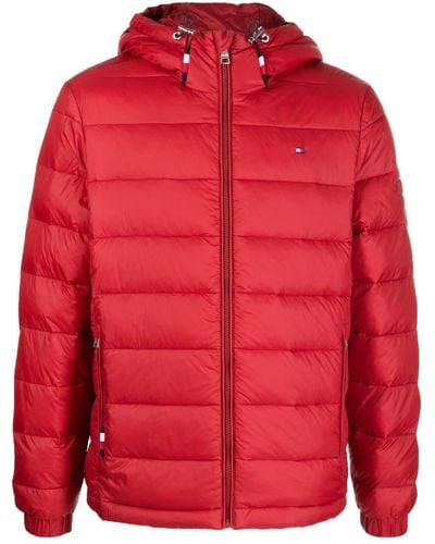 Tommy Hilfiger Zip-up Padded Jacket - Red