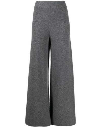 Lisa Yang The Khloe Bouclé-cashmere Pants - Grey