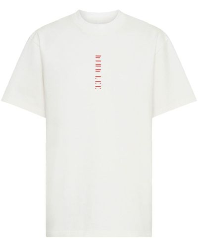 Dion Lee T-Shirt mit Mond-Print - Weiß