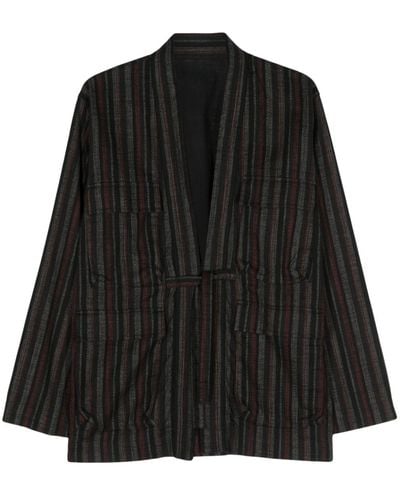 Maharishi Wagara Striped Jacket - Black