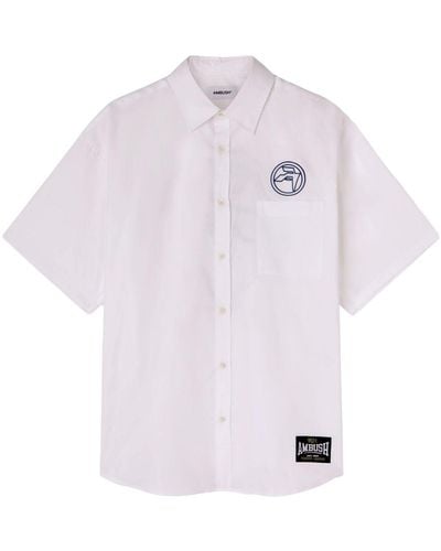 Ambush Camisa con logo bordado - Blanco