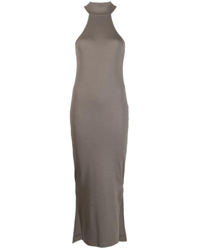 Thom Krom Fine-ribbed Halterneck Dress - Grey