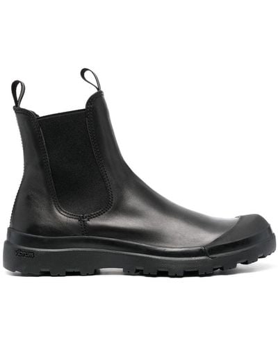 Officine Creative Pallet Leather Boots - Black