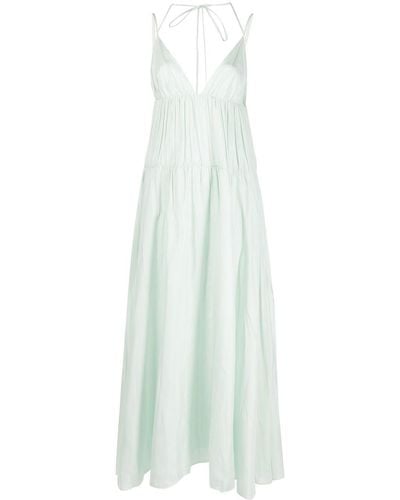 JOSEPH V-neck Spaghetti-strap Dress - White