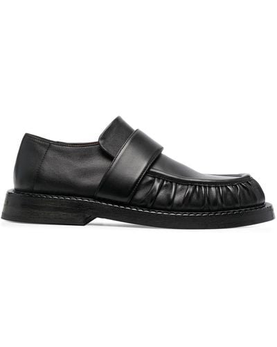 Marsèll Loafers Met Klittenband - Zwart