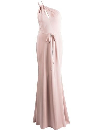 Marchesa Novara One-Shoulder-Kleid - Pink