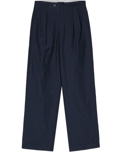 A.P.C. Melissa High-waist Tailored Trousers - Blue