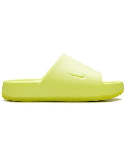 Nike Calm "volt" Slides - Yellow