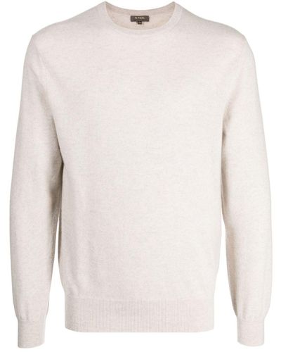 N.Peal Cashmere The Oxford Cashmere Jumper - White