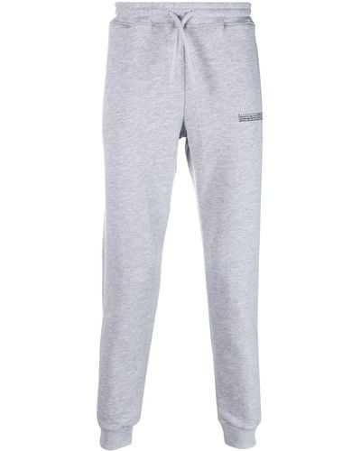 Ballantyne Slogan-print Drawstring-waistband Track Trousers - Grey